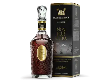 A.H. Riise - Old St. Croix Non Plus Ultra Very Rare. 42% - Unik spiritus i høj kvalitet