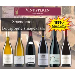 Bourgogne Smagekasse med 6 flasker udvalgt Bougognevin - 